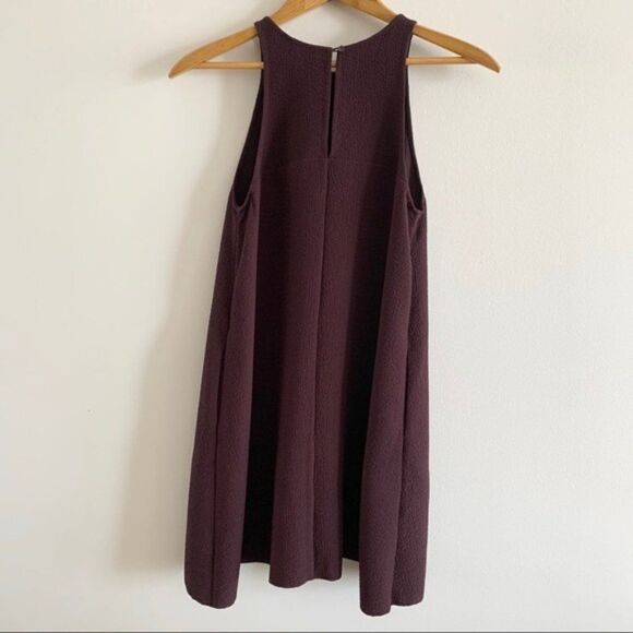 Aritzia Wilfred HIGH QUALITY Trompette Purple Halter Sleeveless Mini Dress - Picture 8 of 15